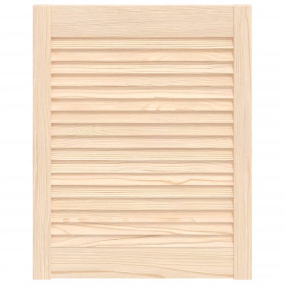 tömör fenyőfa lamellás szekrényajtó 61,5 x 49,4 cm