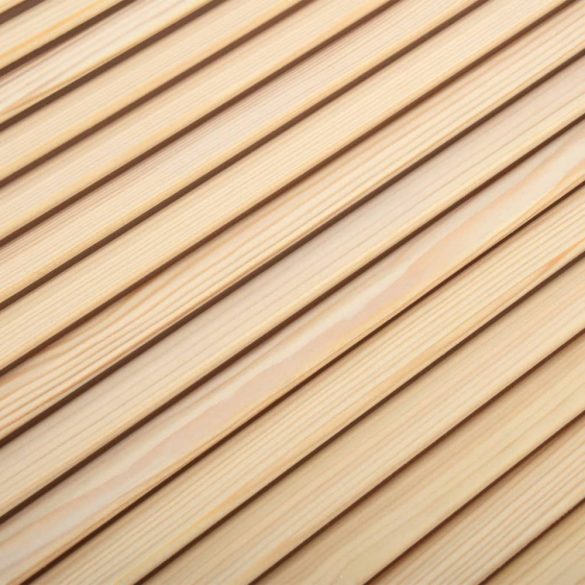 2 db tömör fenyőfa lamellás szekrényajtó 61,5 x 59,4 cm