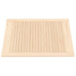 2 db tömör fenyőfa lamellás szekrényajtó 69 x 49,4 cm