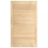 tömör fenyőfa lamellás szekrényajtó 99,3 x 49,4 cm