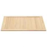 tömör fenyőfa lamellás szekrényajtó 99,3 x 49,4 cm