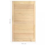 tömör fenyőfa lamellás szekrényajtó 99,3 x 49,4 cm