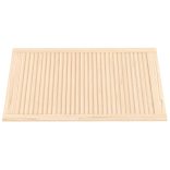 4 db tömör fenyőfa lamellás szekrényajtó 99,3 x 59,4 cm