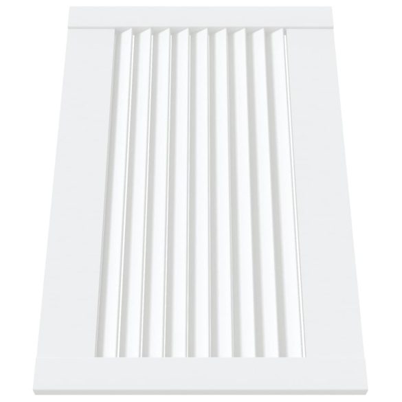 fehér tömör fenyőfa lamellás szekrényajtó 39,5 x 59,4 cm