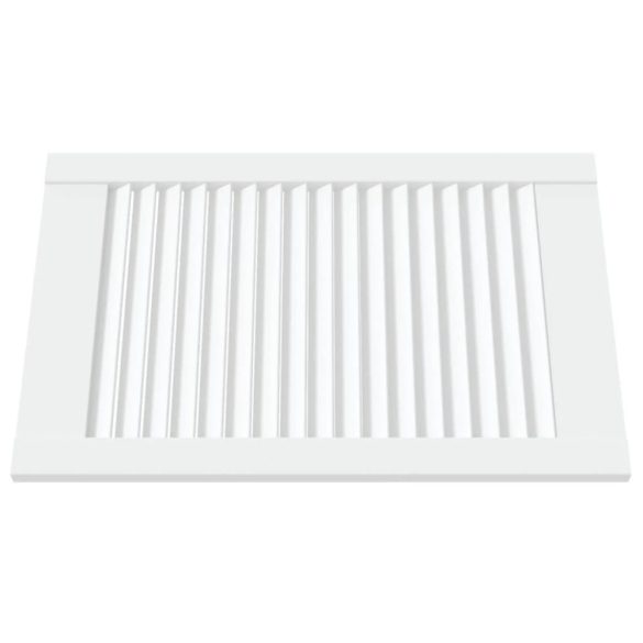 fehér tömör fenyőfa lamellás szekrényajtó 61,5 x 39,4 cm