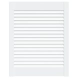 fehér tömör fenyőfa lamellás szekrényajtó 61,5 x 49,4 cm