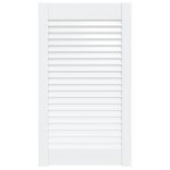 fehér tömör fenyőfa lamellás szekrényajtó 69 x 39,4 cm