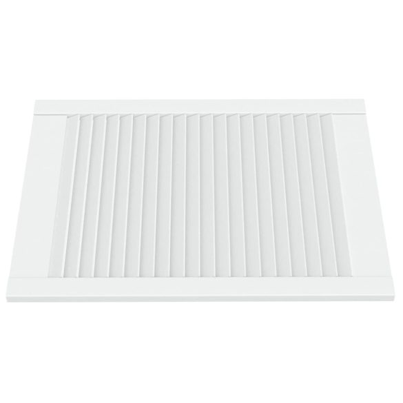 fehér tömör fenyőfa lamellás szekrényajtó 69 x 49,4 cm