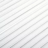 2 db fehér tömör fenyőfa lamellás szekrényajtó 99,3 x 39,4 cm