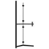 átlátszó ESG üveg összecsukható zuhanyfal 100 x 190 cm