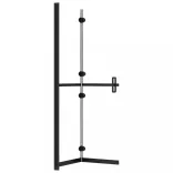átlátszó ESG üveg összecsukható zuhanyfal 120 x 190 cm