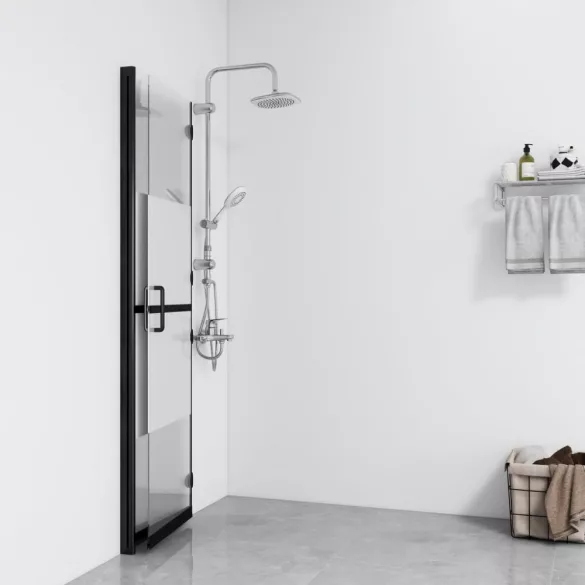 selyemmatt ESG üveg összecsukható zuhanyfal 70 x 190 cm