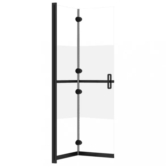 selyemmatt ESG üveg összecsukható zuhanyfal 70 x 190 cm