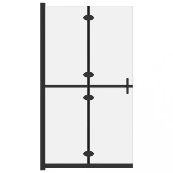 ESG tejüveg összecsukható zuhanyfal 100 x 190 cm