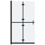 ESG tejüveg összecsukható zuhanyfal 120 x 190 cm