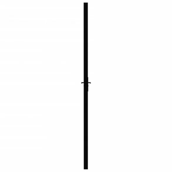 fekete ESG üveg és alumínium beltéri ajtó 93 x 201,5 cm