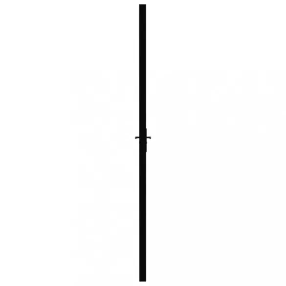 fekete ESG üveg és alumínium beltéri ajtó 83 x 201,5 cm