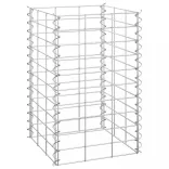 3 db vas gabion magaságyás 30 x 30 x 50 cm