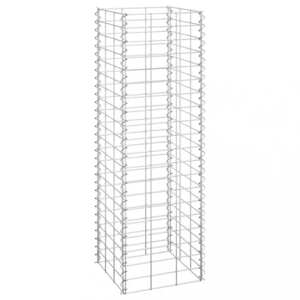 3 db vas gabion magaságyás 30 x 30 x 100 cm
