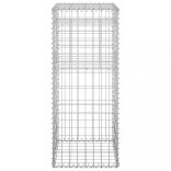 vas gabionkosaras oszlop 40 x 40 x 100 cm