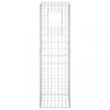 vas gabionkosaras oszlop 40 x 40 x 140 cm