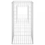 vas gabionkosaras oszlop 50 x 50 x 100 cm