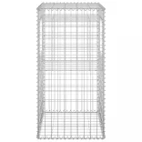vas gabionkosaras oszlop 50 x 50 x 100 cm