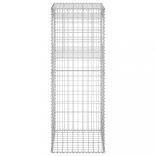 vas gabionkosaras oszlop 50 x 50 x 140 cm