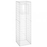 vas gabionkosaras oszlop 50 x 50 x 180 cm