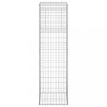 2 db vas gabionkosaras oszlop 50 x 50 x 180 cm