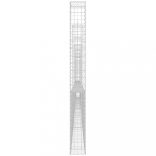 U-alakú vas gabionkosár 7 oszloppal 740 x 20 x 200 cm