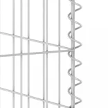 horganyzott acél gabionfal szemeteskukákhoz 325 x 100 x 110 cm
