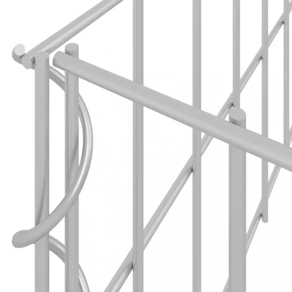 horganyzott acél gabion magaságyás 200 x 100 x 20 cm