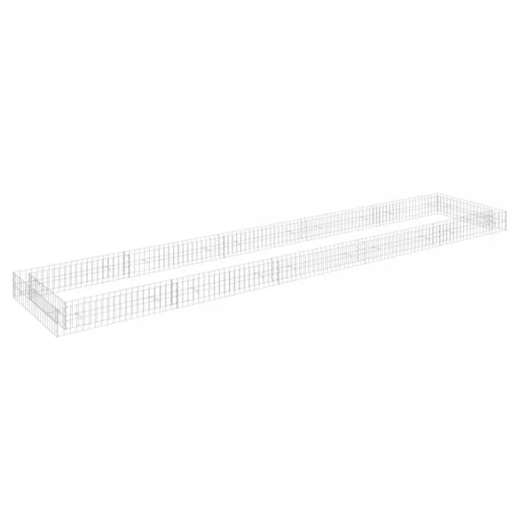 horganyzott acél gabion magaságyás 500 x 100 x 20 cm