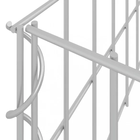 horganyzott acél gabion magaságyás 1000 x 100 x 20 cm