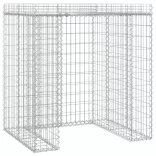 horganyzott vas gabionkosár szemeteskukához 110 x 91 x 120 cm