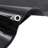 fekete takaróponyva 650 g/m² 3 x 4 m