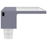 akril vízeséskifolyó RGB LED-ekkel 90 cm