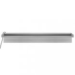 rozsdamentes acél vízeséskifolyó RGB LED-ekkel 60 cm