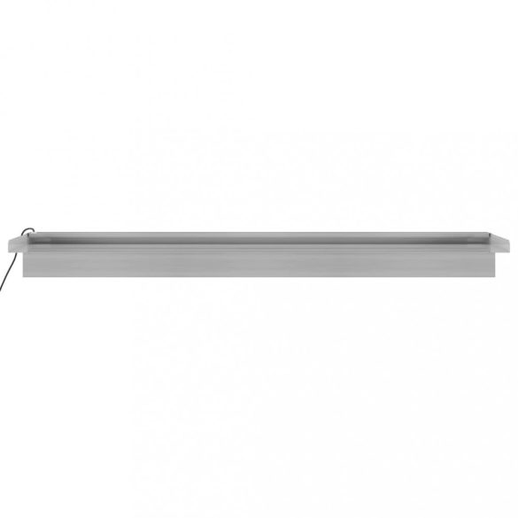 rozsdamentes acél vízeséskifolyó RGB LED-ekkel 90 cm