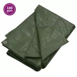 zöld HDPE takaróponyva 180 g/m² 6 x 8 m