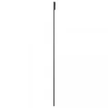 fekete matt ESG üveg és alumínium tolóajtó 76 x 205 cm