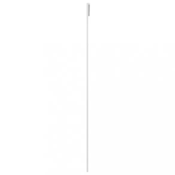 fehér matt ESG üveg és alumínium tolóajtó 76 x 205 cm