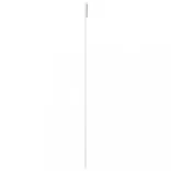 fehér ESG üveg és alumínium tolóajtó 90x205 cm