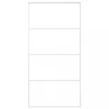 fehér ESG üveg és alumínium tolóajtó 102,5x205 cm