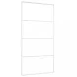 fehér ESG üveg és alumínium tolóajtó 102,5x205 cm