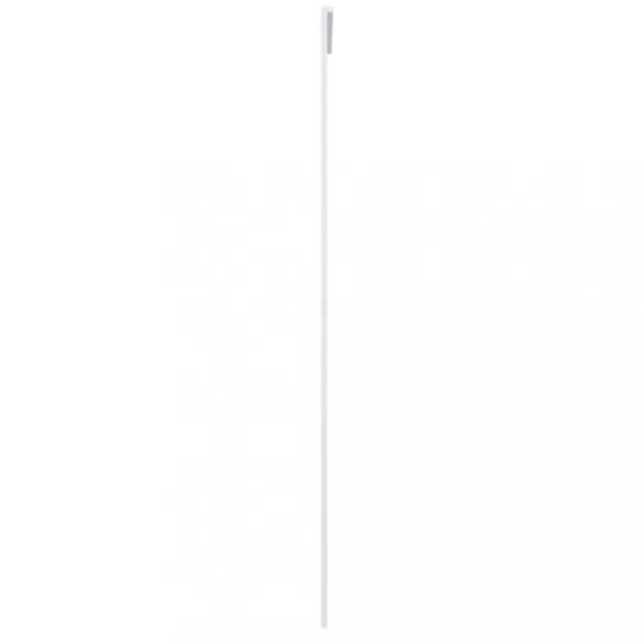 fehér matt ESG üveg és alumínium tolóajtó 76 x 205 cm