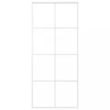 fehér ESG üveg és alumínium tolóajtó 90x205 cm