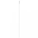 fehér matt ESG üveg és alumínium tolóajtó 90x205 cm