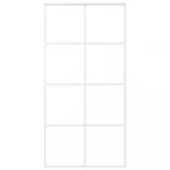 fehér ESG üveg és alumínium tolóajtó 102,5x205 cm